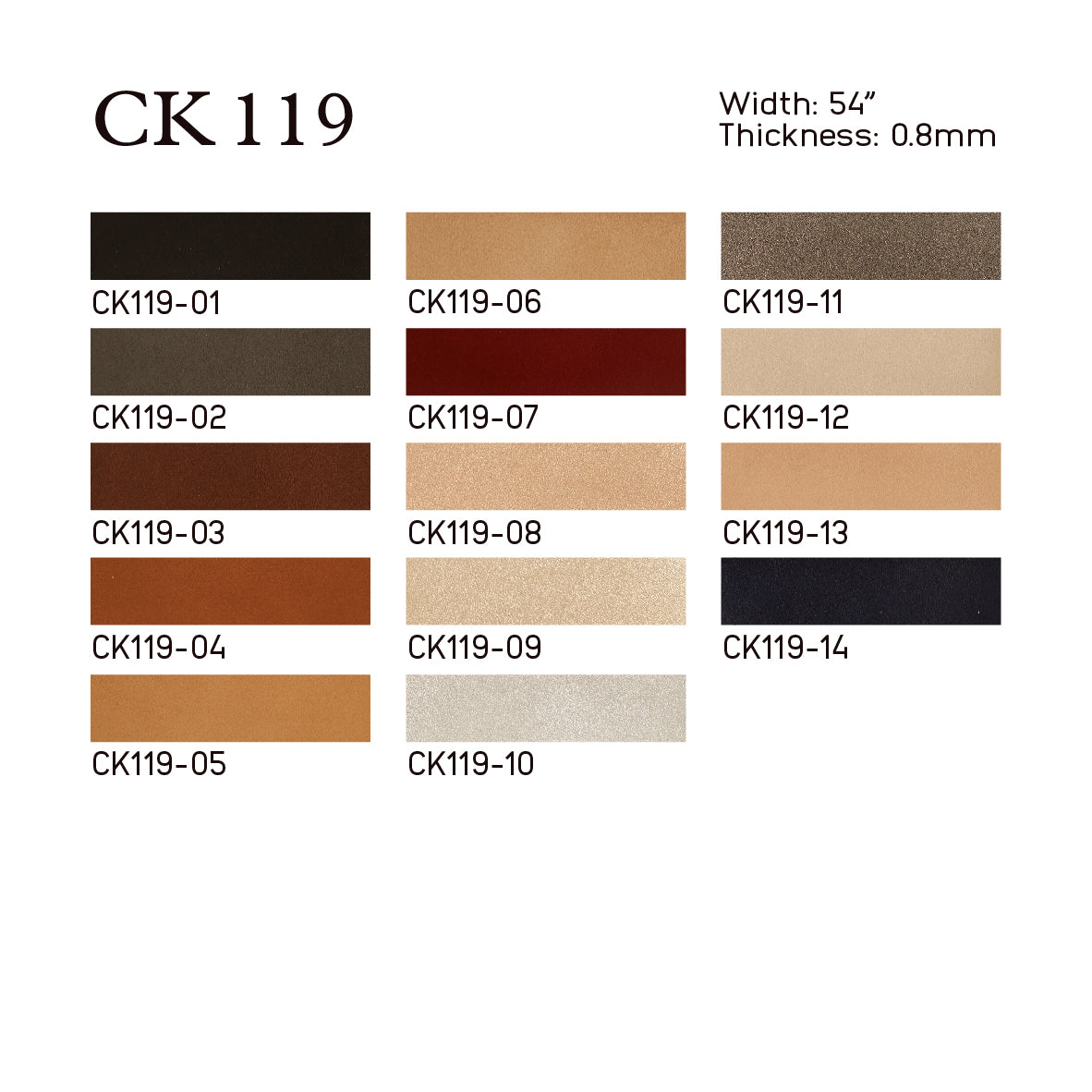 
                  
                    CK119 Classic PU leather
                  
                