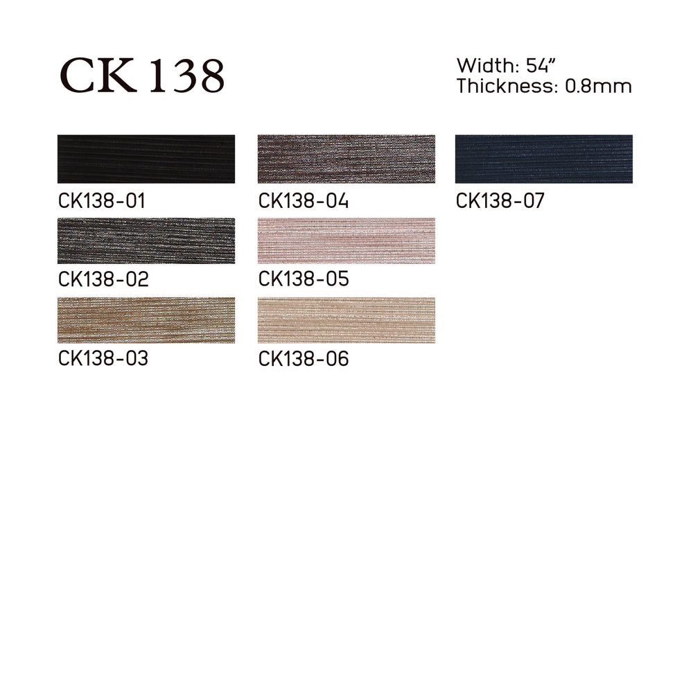 
                  
                    CK138 striped shinning PU leather
                  
                